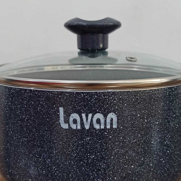 قابلمه گرانیتی سایز 20 لاوان مدل تیتان طوسی با ارسال رایگان