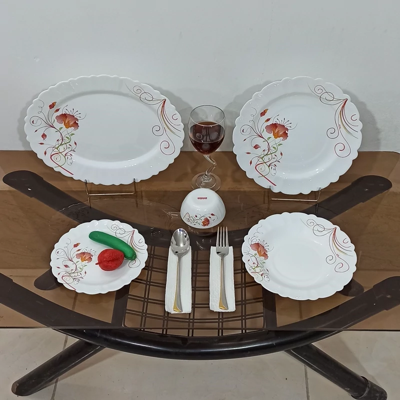 سرویس آرکوپال 25 پارچه طرح صبا قرمز با ارسال رایگان