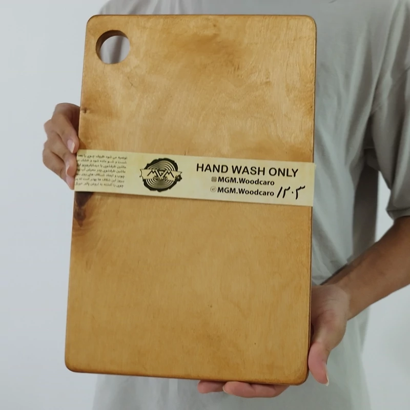 تخته گوشت چوب روس متوسط کد 1203 بسته 1 عددی