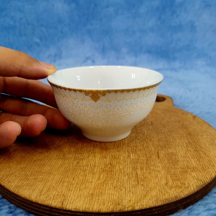 پیاله ترشی چینی پارس طرح 1896 بسته 6 عددی