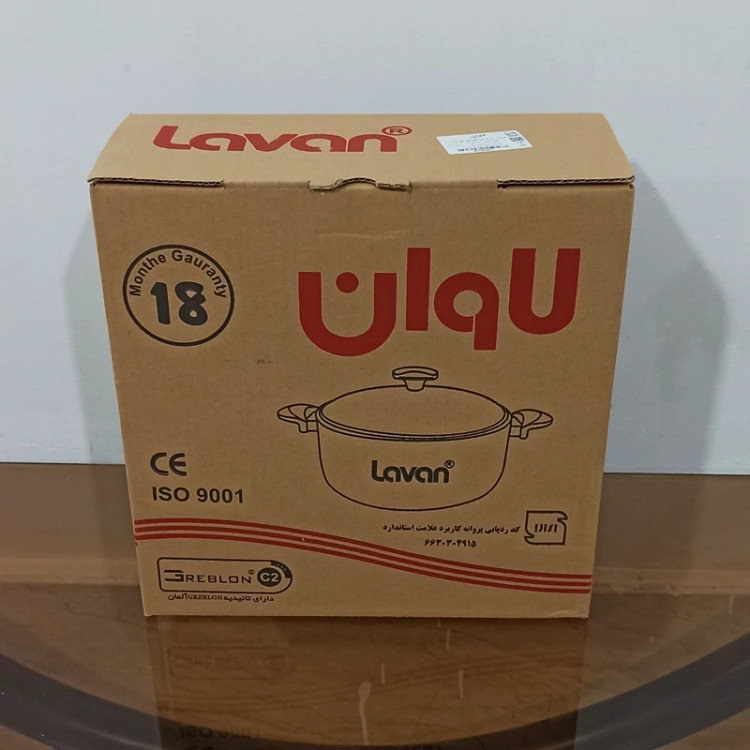 قابلمه گرانیتی سایز 26 لاوان مدل تیتان طوسی با ارسال رایگان