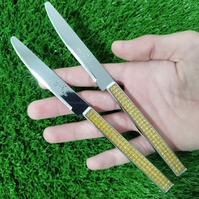 چاقو میوه خوری MTG کد 15706 طلایی بسته 12 عددی با ارسال رایگان