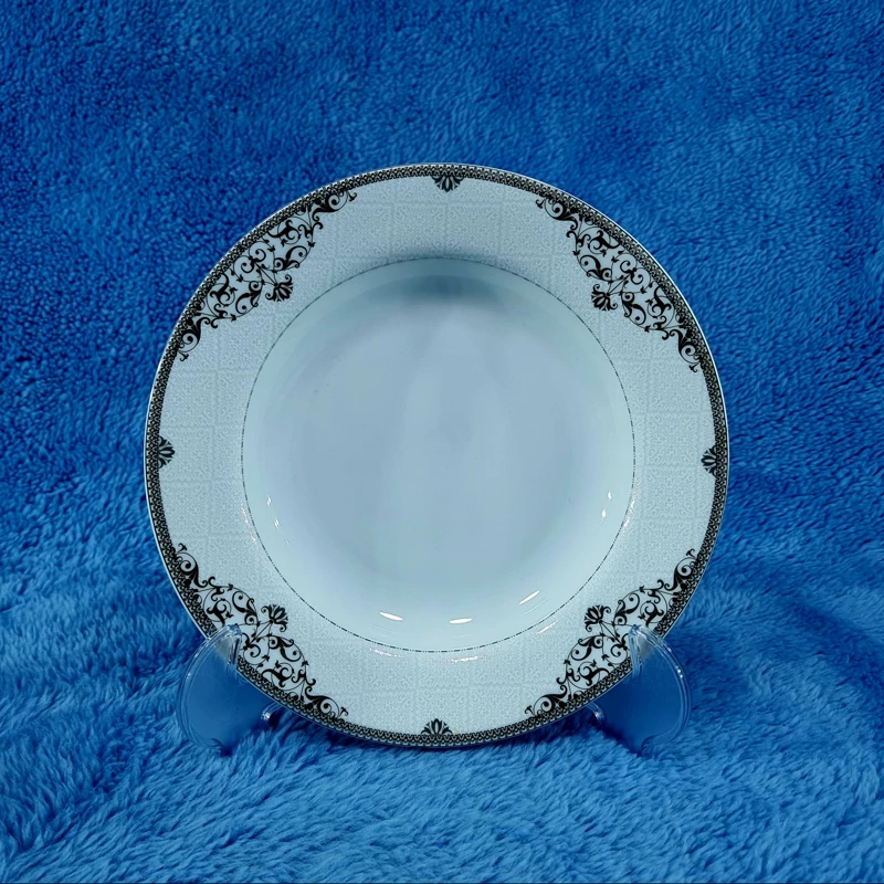 بشقاب خورشت 23 سانت چینی پارس کد 533 بسته 6 عددی با ارسال رایگان