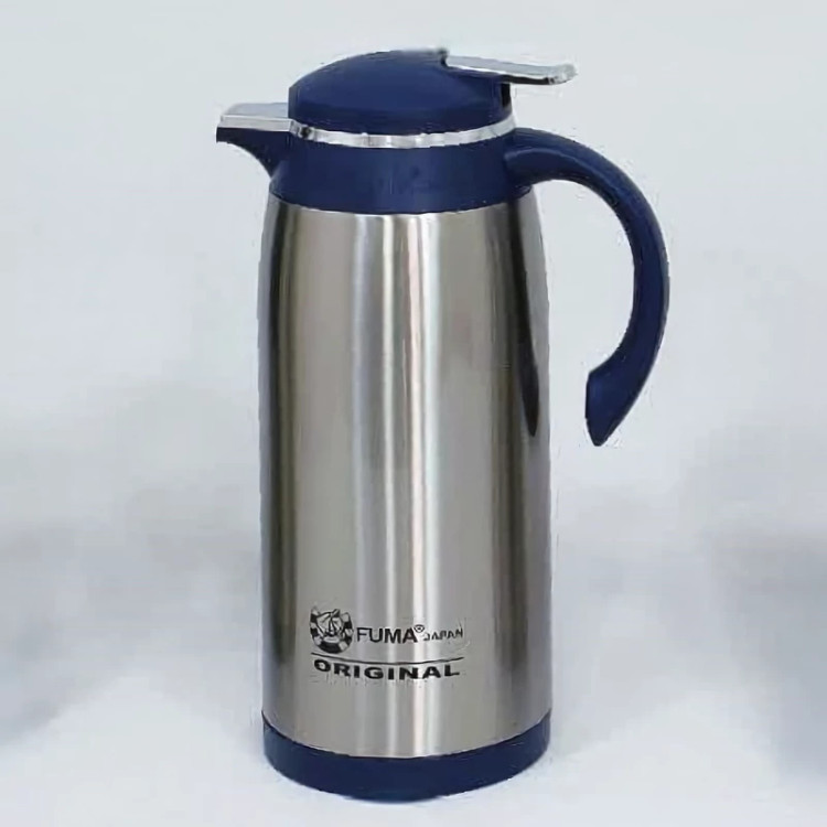 فلاسک شیشه دار 1.9 لیتر فوما رنگ آبی کد 462 ارسال رایگان