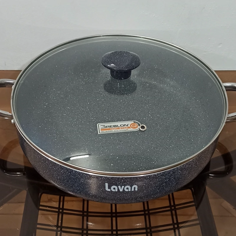 تابه گرانیتی سایز 32 لاوان مدل تیتان طوسی با ارسال رایگان