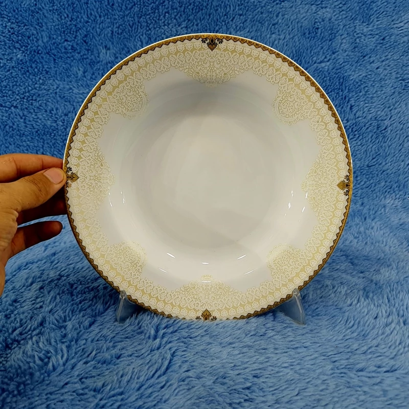 بشقاب گود خورشت خوری 23 سانت چینی پارس طرح 1896 بسته 6 عددی