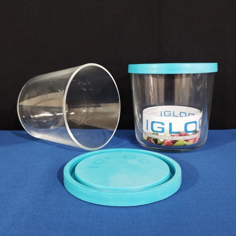 ظرف استوانه ای جفتی ایگلو ساخت ایتالیا سایز بزرگ کد 5821 (بسته 2 عددی)