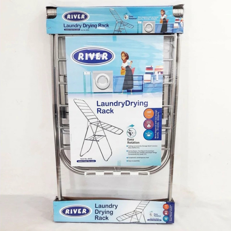 بند رخت تمام استیل آهنربا نگیر RIVER کد 8433