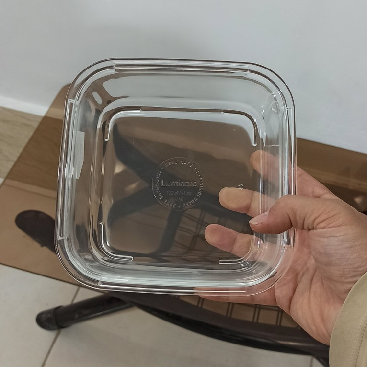 ظرف غذا قفلی مربع صورتی کد 122 پروباکس لومینارک با ارسال رایگان