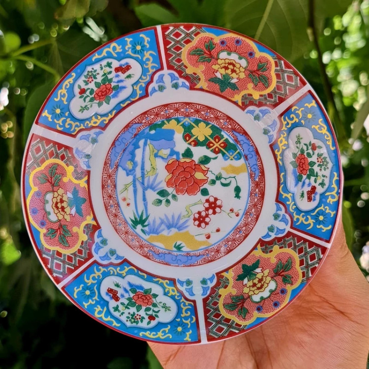 نعلبکی چینی واتسون مدل امیری آبی بسته 6 عددی با ارسال رایگان