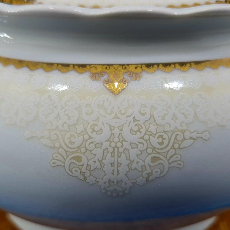 سوپ خوری درب دار چینی پارس طرح 1896 بسته 1 عددی