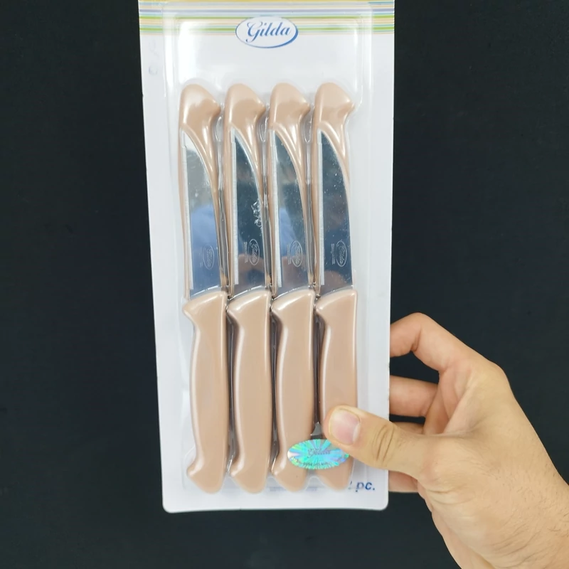 چاقو میوه خوری اره ای گیلدا کد 003 در 2 رنگ بسته 12 عددی ارسال رایگان