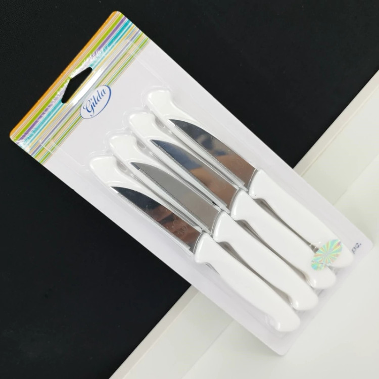 چاقو میوه خوری اره ای گیلدا کد 003 در 2 رنگ بسته 12 عددی ارسال رایگان