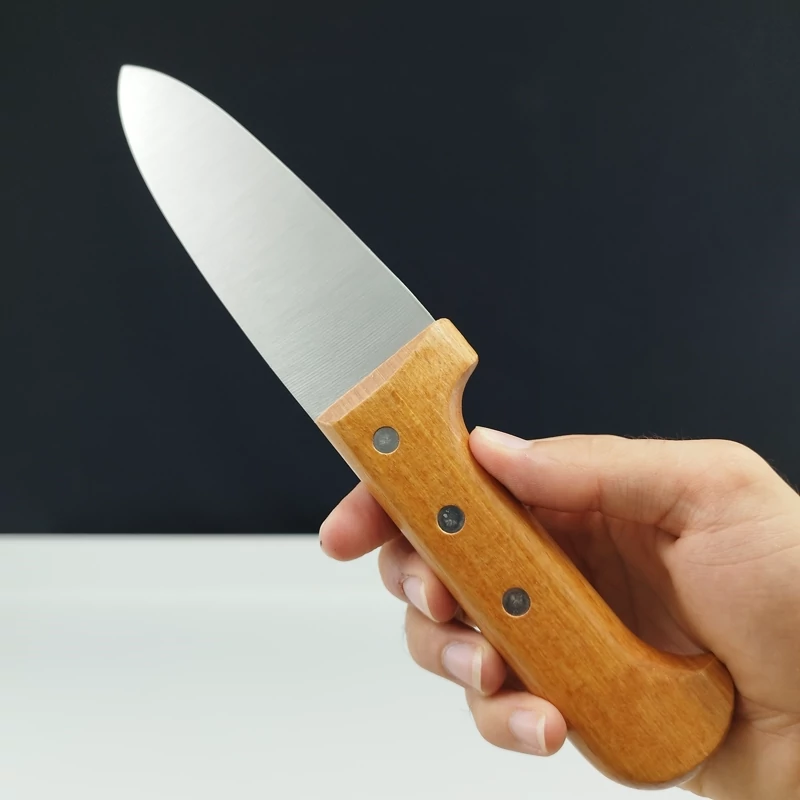 چاقو آشپزخانه اکبری دسته چوبی مدل WS21 بسته 1 عددی ارسال رایگان