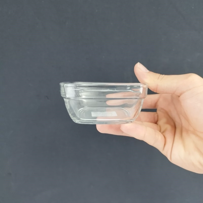 پیاله  ماست 4 گوش سایز 9 دورالکس فرانسه بسته 6 عددی
