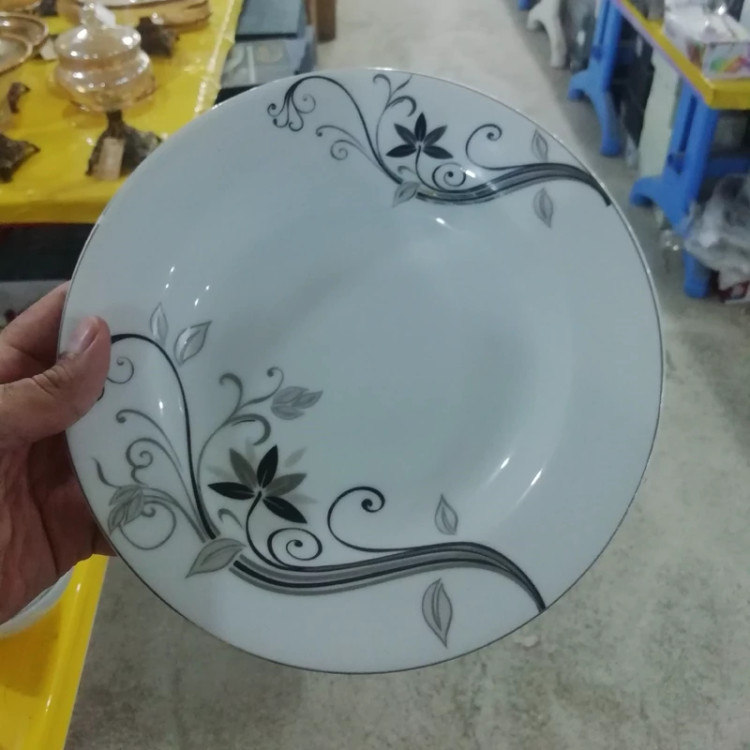 بشقاب گود سایز 23 چینی پارس کد 944 بسته 6 عددی ارسال رایگان