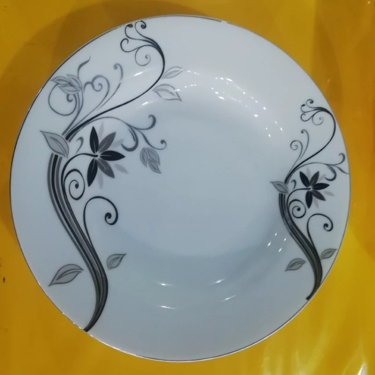 بشقاب گود سایز 23 چینی پارس کد 944 بسته 6 عددی ارسال رایگان
