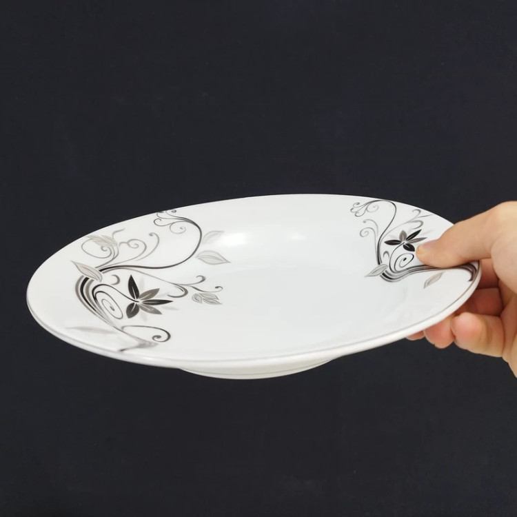 بشقاب گود سایز 23 چینی پارس کد 944 بسته 6 عددی ارسال رایگان