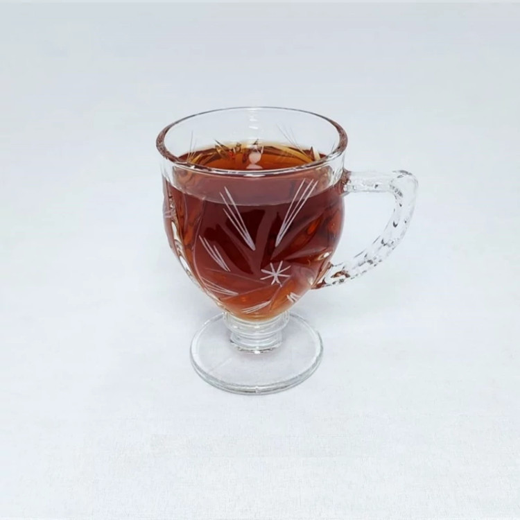 فنجان پایه دار خورشیدی بسته 6 عددی
