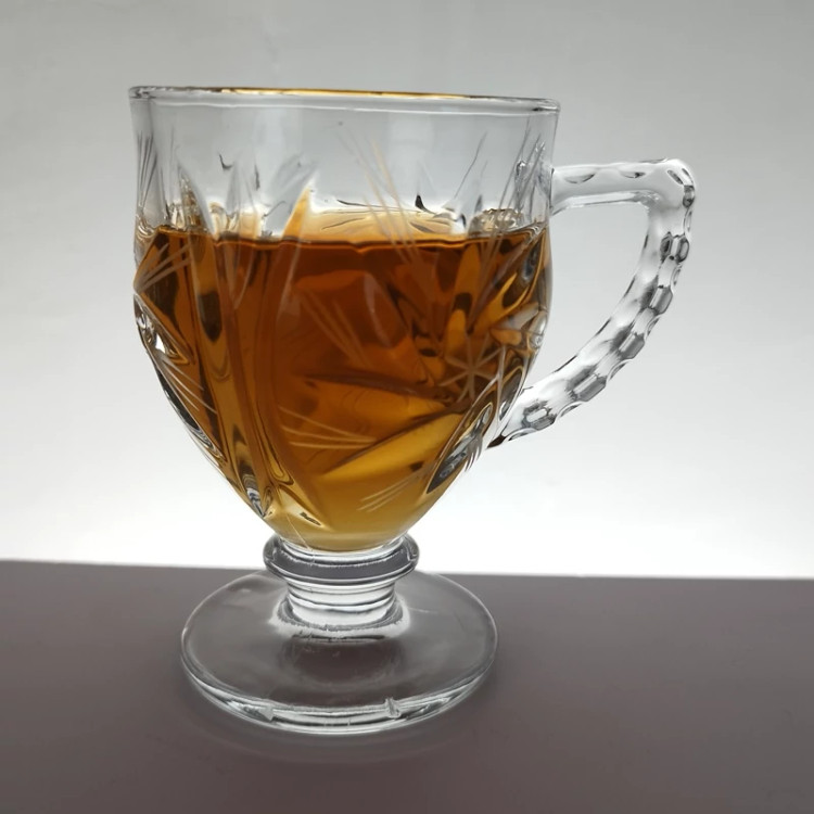 فنجان پایه دار خورشیدی بسته 6 عددی