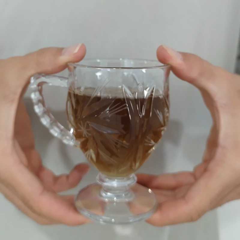 فنجان پایه دار خورشیدی بسته 6 عددی