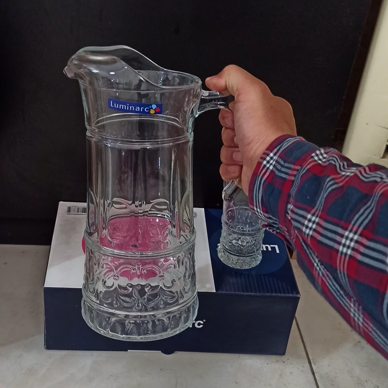 ست پارچ و لیوان لومینارک مدل پرستیژ بسته 7 عددی