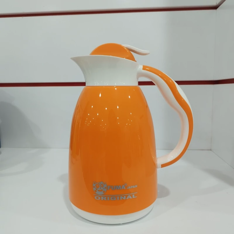 فلاسک شیشه دار 1 لیتر فوما کد 1007 نارنجی