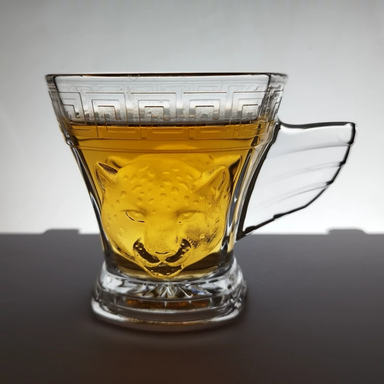 فنجان چای خوری آدریا ژاپن مدل لئوپارد کد 4226 بسته 6 عددی