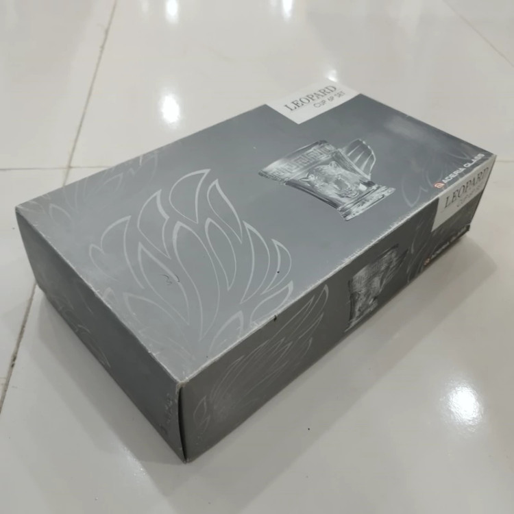 فنجان چای خوری آدریا ژاپن مدل لئوپارد کد 4226 بسته 6 عددی