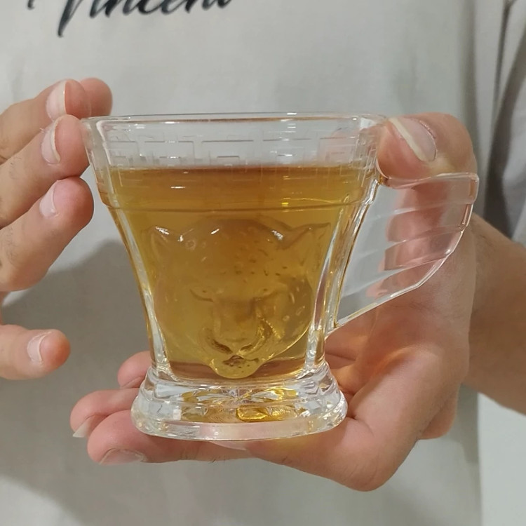 فنجان چای خوری آدریا ژاپن مدل لئوپارد کد 4226 بسته 6 عددی