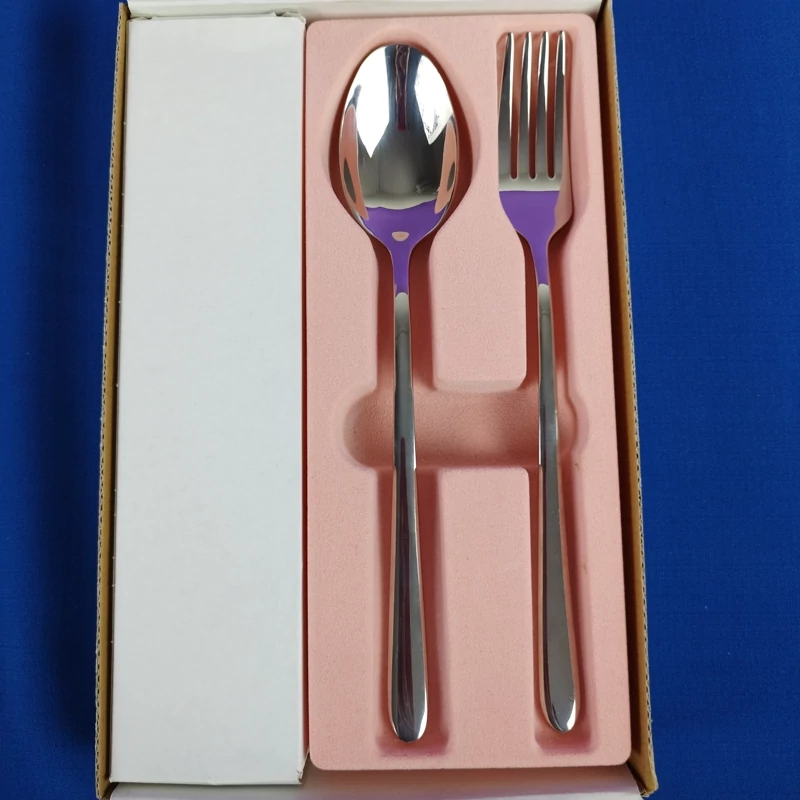 ست قاشق و چنگال استیل ضد زنگ کابان کد 085 بسته 12 عددی ارسال رایگان