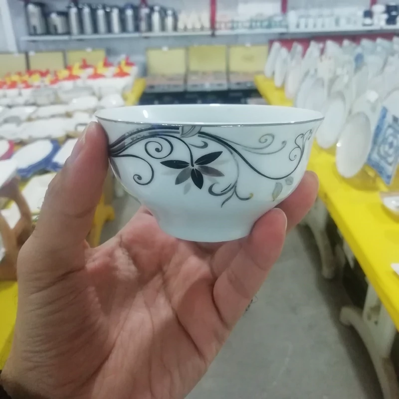 پیاله چای و ترشی چینی پارس کد 944 بسته 6 عددی با ارسال اریگان