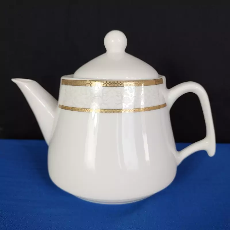 قوری چینی پارس طلایی مدل T3-706 ارسال رایگان