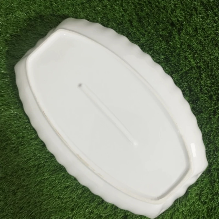 مرغ خوری انگشتی سرامیک بزرگ آماتیس لب طلا کد 734 ارسال رایگان