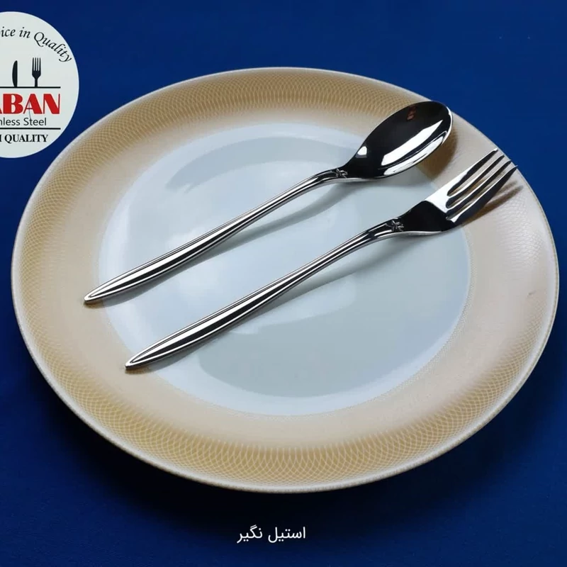 قاشق و چنگال 12 پارچه استیل غذاخوری کابان کد 185 با ارسال رایگان