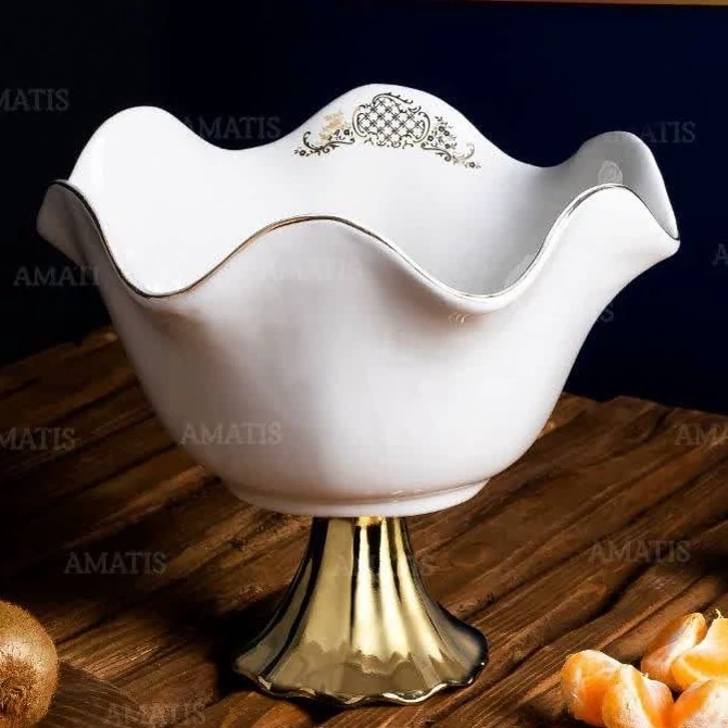 شکلات پایه دار سرامیک لب طلا آرتور کد 3129 با ارسال رایگان