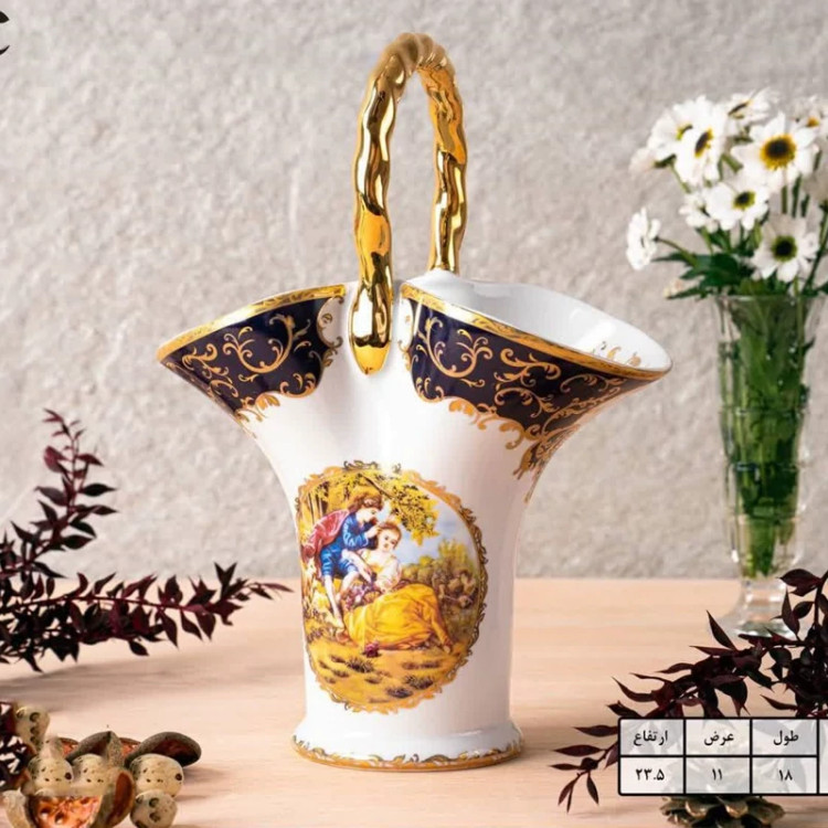 جاکاردی چینی لیلی مجنون سرمه ای بزرگ کد 8009