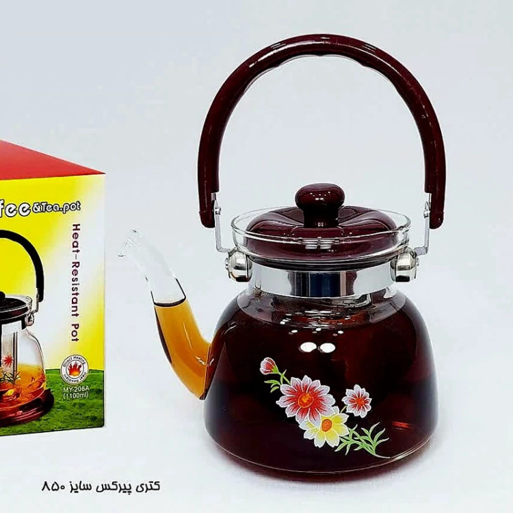 کتری پیرکس 850 میلی لیتر NATALY ناتالی شعله مستقیم