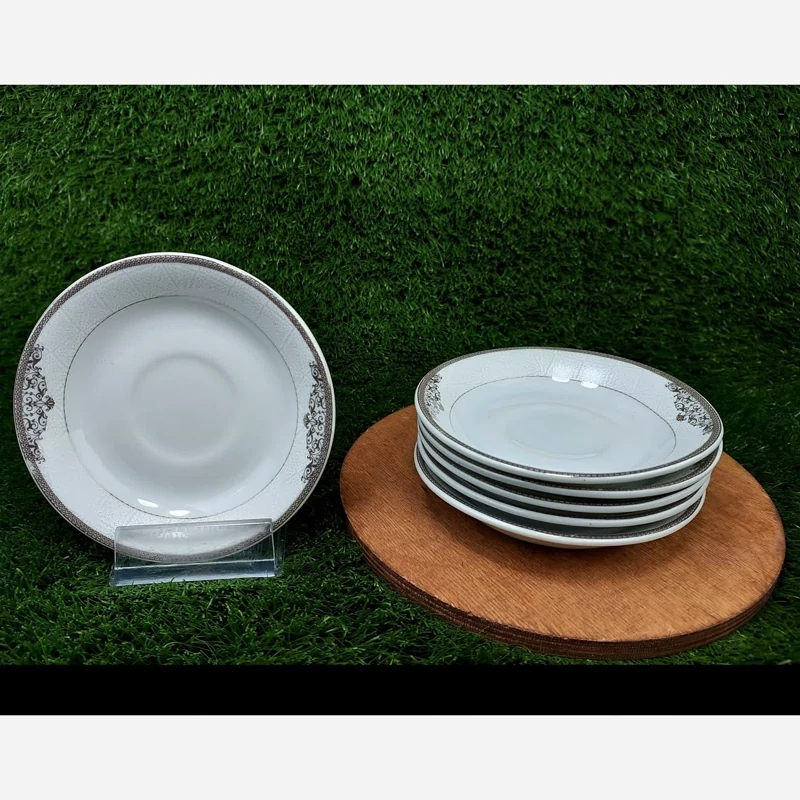 نعلبکی چینی پارس کد 533 بسته 6 عددی ارسال رایگان