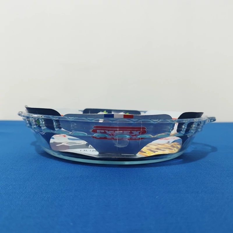 پیتزا خوری پیرکس فرانسه طرح کلاسیک 26 در 23 سانت PYREX