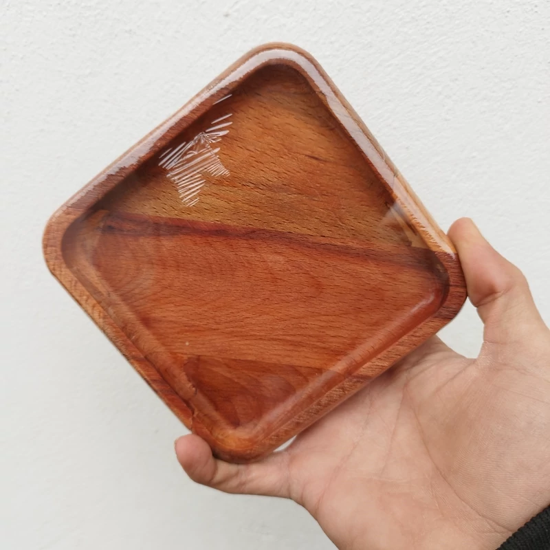 ظرف چوبی کره خوری13 سانت چوب راش گرجستان کد 5044 بسته 2 عددی