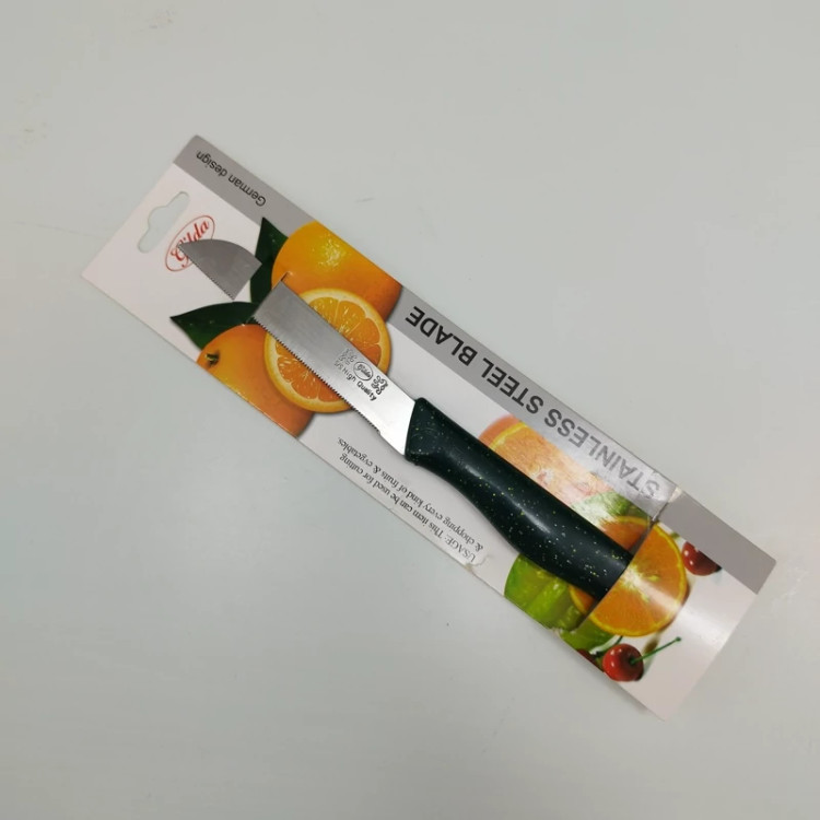 چاقو میوه خوری اره ای گیلدا کد 068 رنگ سبز بسته 2 عددی ارسال رایگان