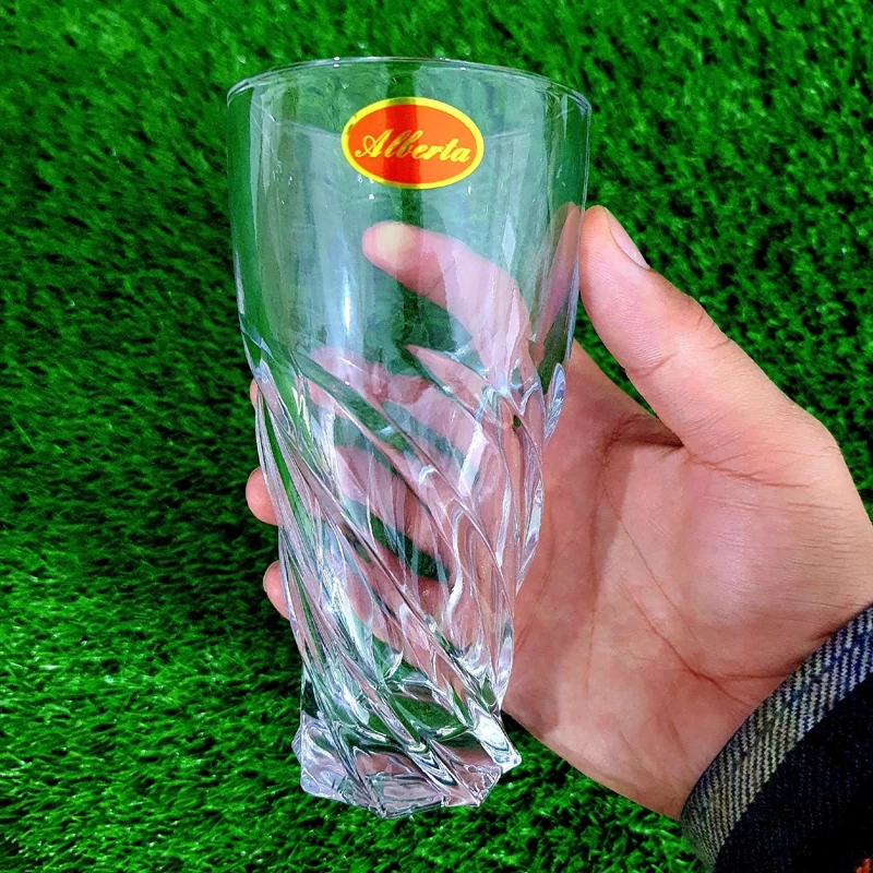 لیوان کریستال آلرتا مدل دنس کد 8356 بسته 6 عددی ارسال رایگان
