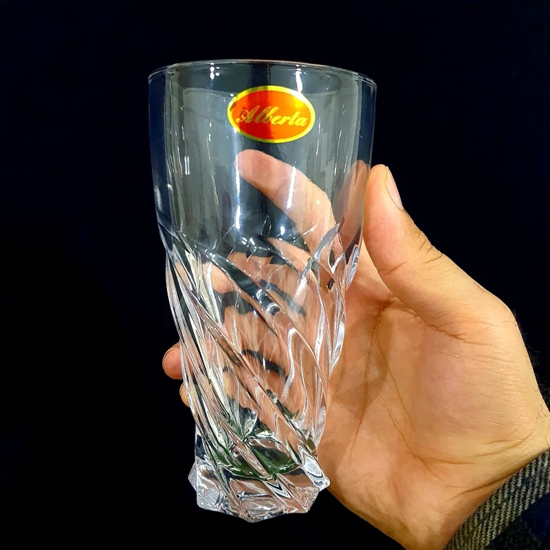 لیوان کریستال آلرتا مدل دنس کد 8356 بسته 6 عددی ارسال رایگان