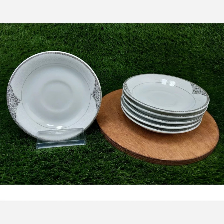 نعلبکی چینی پارس طرح 433 بسته 6 عددی با ارسال رایگان