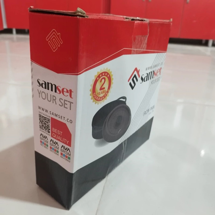 تابه چدن گرانیت سایز 24 برند SAMSET سام ست با ارسال رایگان