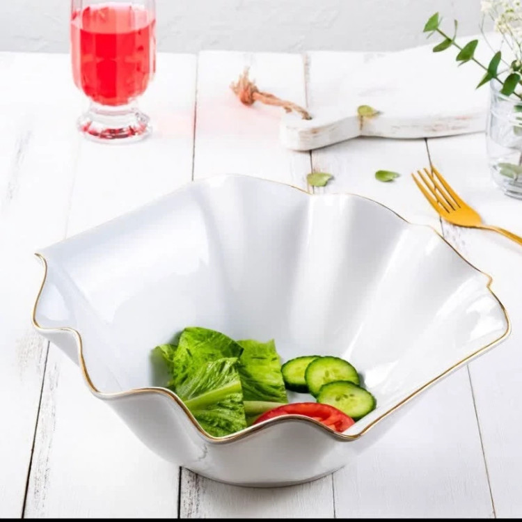 کاسه سرامیک آماتیس مدل شهرزاد بزرگ لب طلا کد 780G با ارسال رایگان