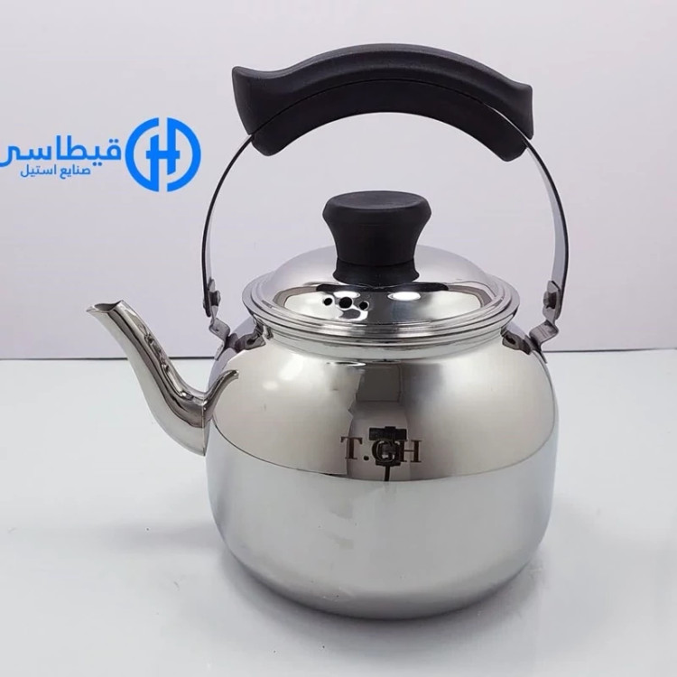 کتری استیل 2.5 لیتر قیطاسی TGH کد 30000 ارسال رایگان