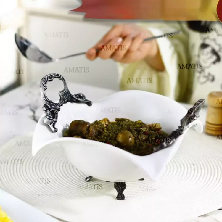 کاسه سرامیک آبشاری بزرگ آماتیس کد 1038