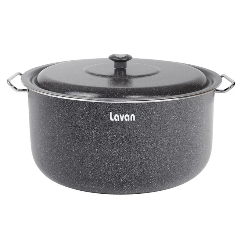 قابلمه تفلون لاوان LAVAN سایز 52 تیتان طوسی با ارسال رایگان